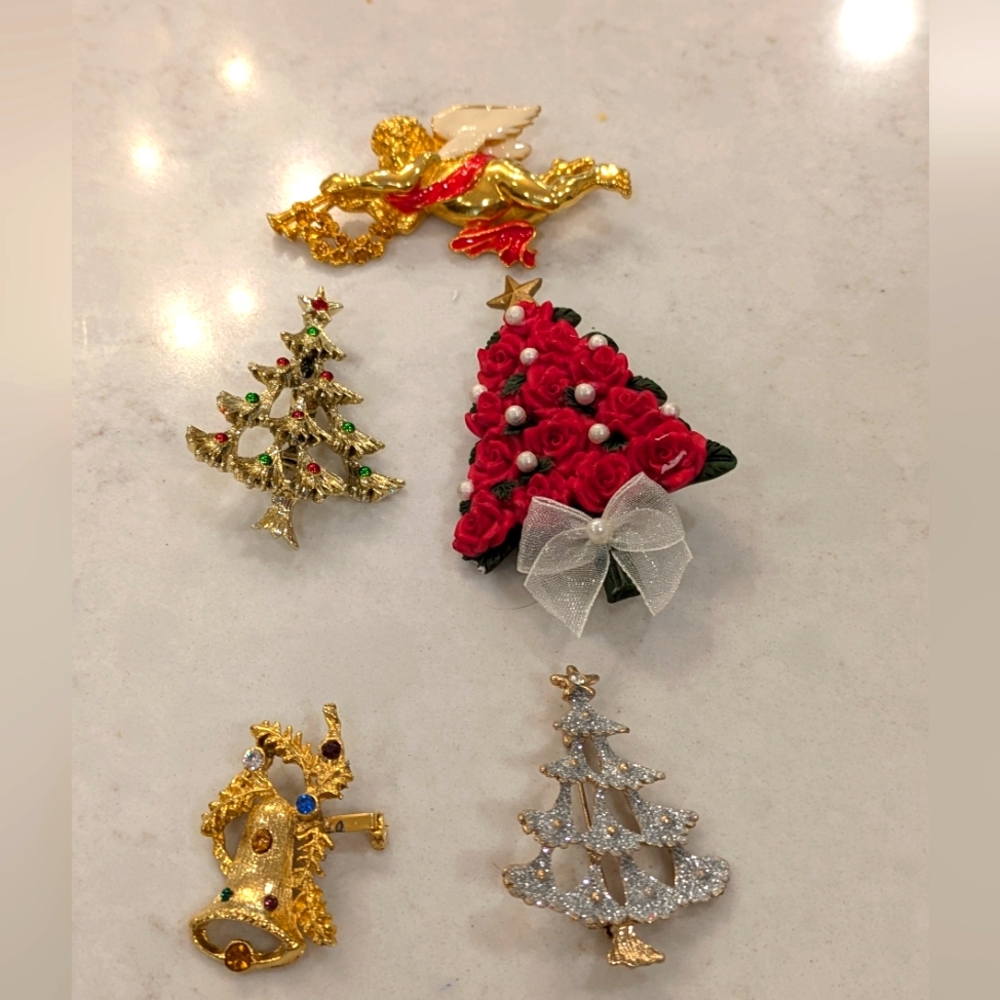 Christmas Brooches